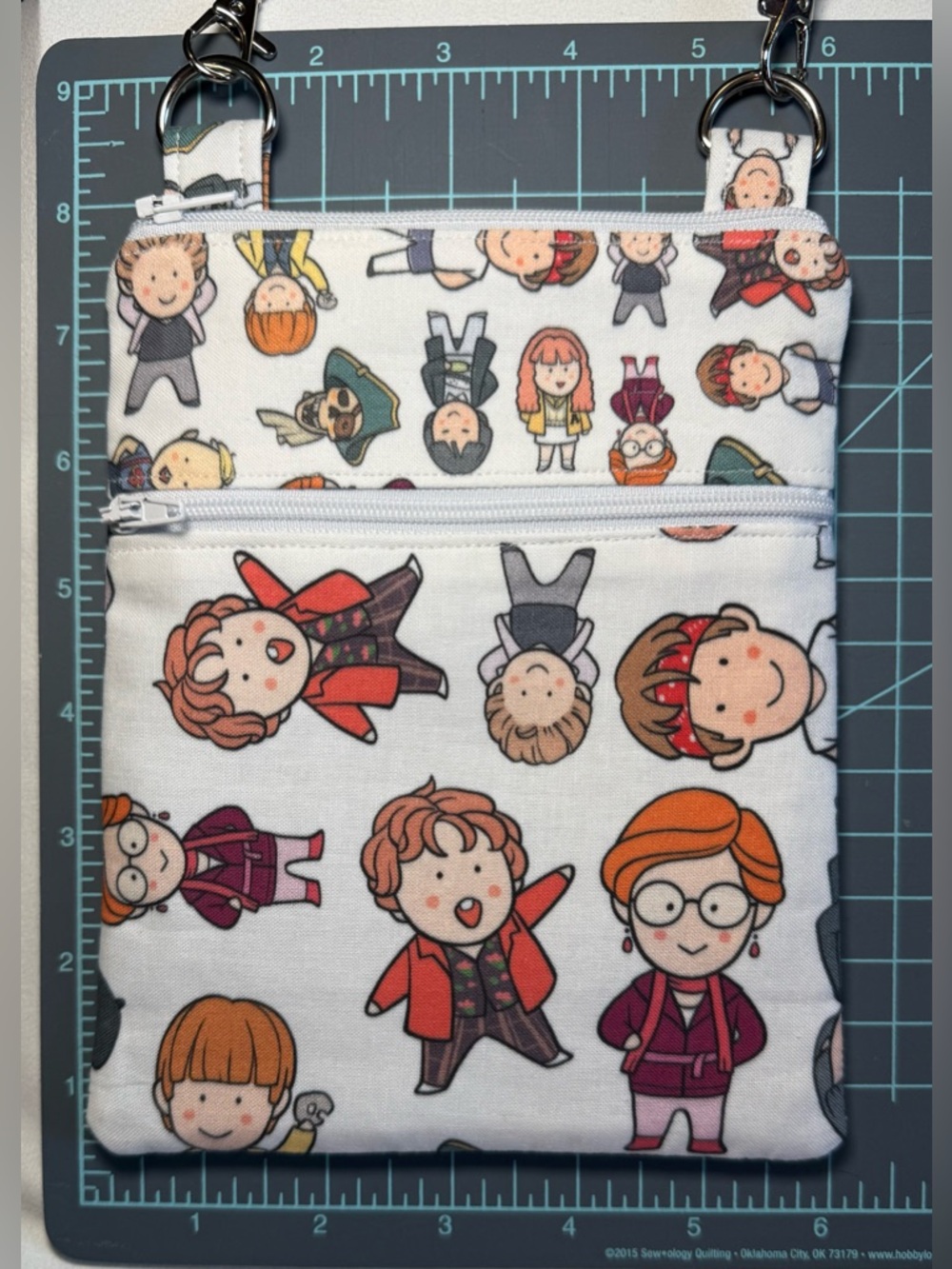 Goonies Print Crossbody Purse with Adjustable Strap